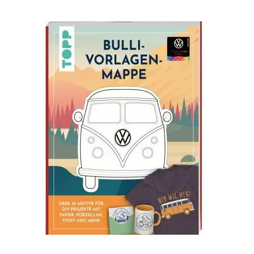 VW Vorlagenmappe 'Bulli'. Die offizielle kreative Vorlagensammlung mit dem kultigen VW-Bus