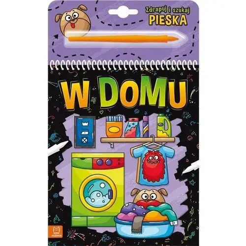 W domu. Zdrapuj i szukaj pieska