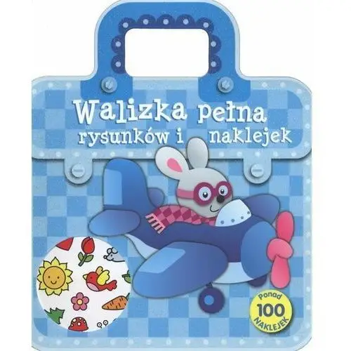 Walizka pełna rysunków i naklejek