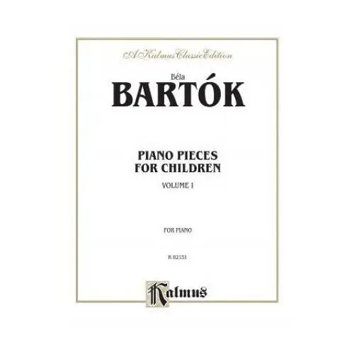 Bela bartok piano pieces for children Warner bros pubns