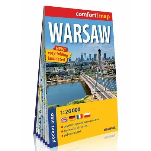 Warszawa. Plan miasta kieszonkowy 1:26 000