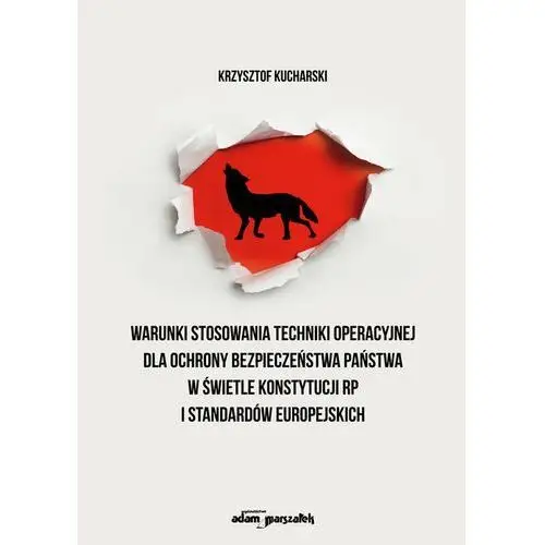 Warunki stosowania techniki operacyjnej dla ochrony bezpieczeństwa państwa w świetle Konstytucji RP i standardów europejskich