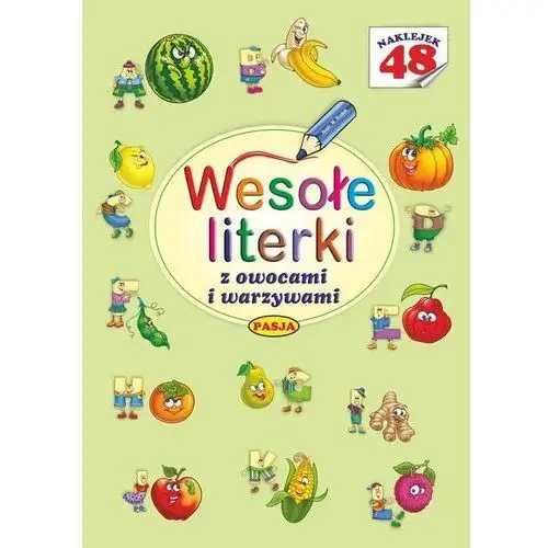 Wesołe literki z owocami i warzywami