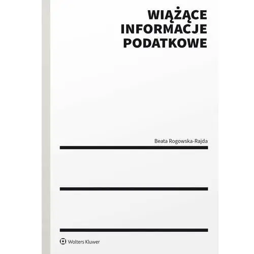 Wiążące informacje podatkowe