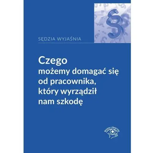 Czego możemy domagać się od pracownika, który wyrządził nam szkodę, BP_17290