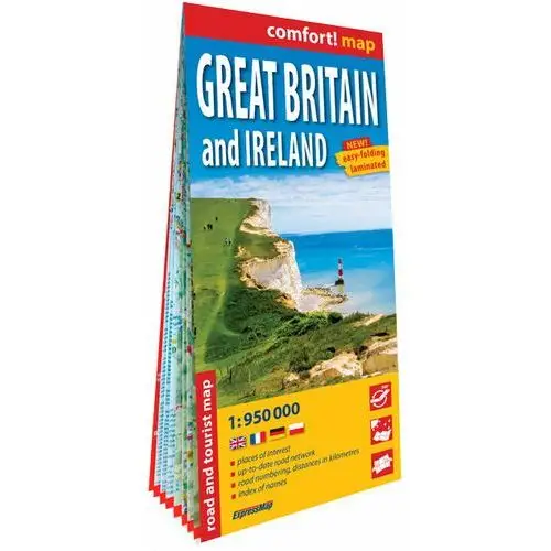 Wielka Brytania i Irlandia (Great Britain and Ireland). Mapa samochodowo-turystyczna 1:950 000