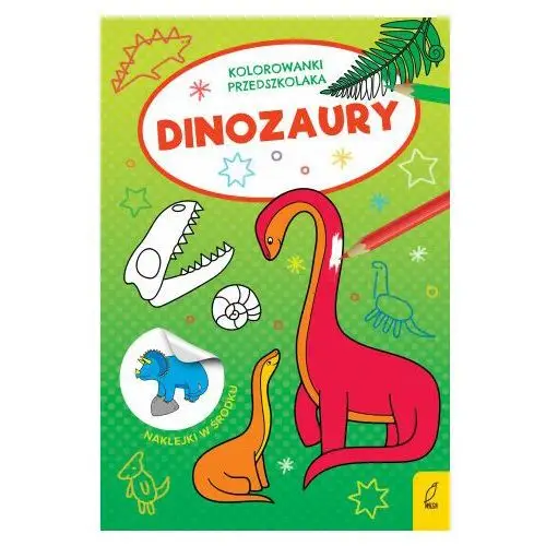 Dinozaury. kolorowanki przedszkolaka Wilga