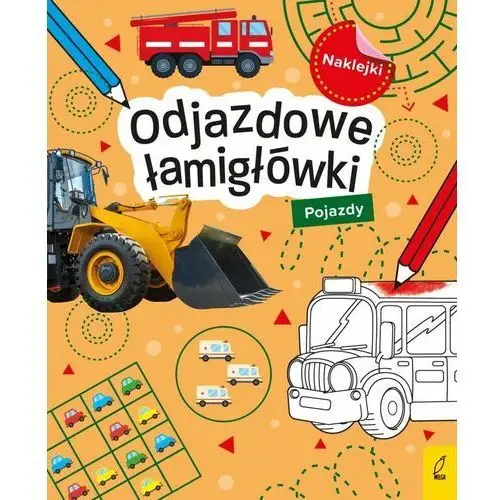 Odjazdowe łamigłówki z naklejkami. Pojazdy