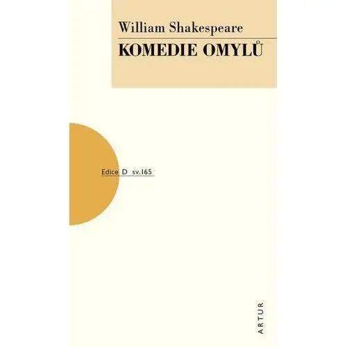 Komedie omylů William shakespeare