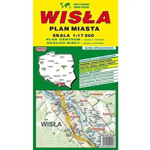 Wisła 1:17 000 plan miasta PIĘTKA