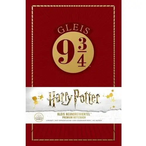 Harry potter: gleis 9 ¾ premium-notizbuch Wizarding world