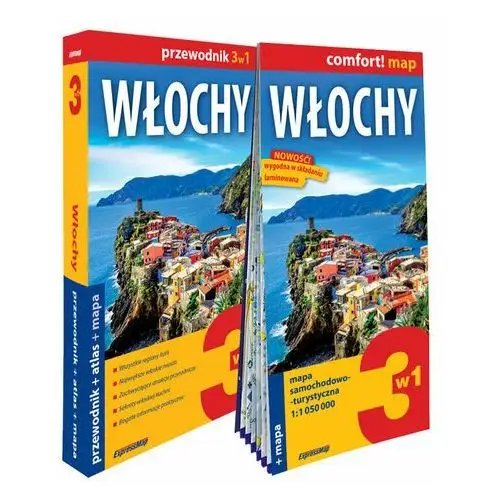 Włochy 3w1. Przewodnik + atlas + mapa