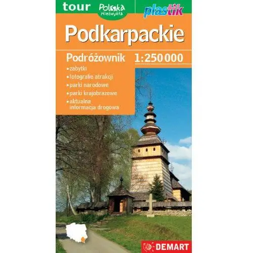 Województwo podkarpackie. Mapa turystyczna 1:250 0000