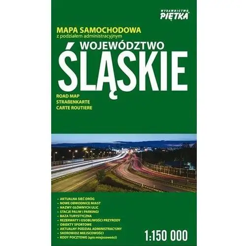 Województwo Śląskie 1:150 000 mapa samochodowa