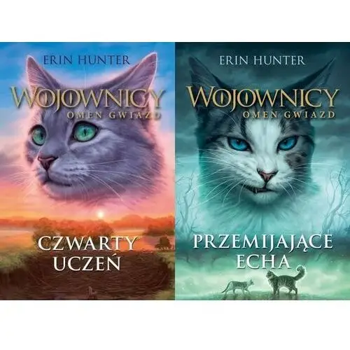 Wojownicy Omen Gwiazd Tom 1+ 2 Pakiet Erin Hunter