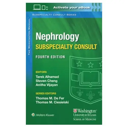 Washington manual nephrology subspecialty consult Wolters kluwer health
