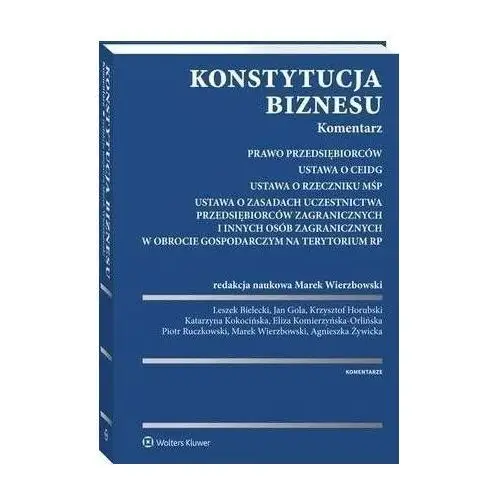 Wolters kluwer polska sa Konstytucja biznesu. komentarz