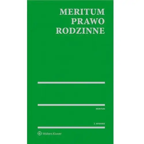 MERITUM Prawo rodzinne [PRZEDSPRZEDAŻ]