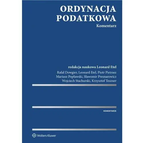 Ordynacja podatkowa. komentarz