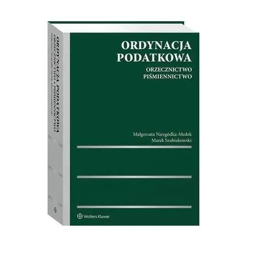 Ordynacja podatkowa. orzecznictwo. piśmiennictwo, 65B848A0EB