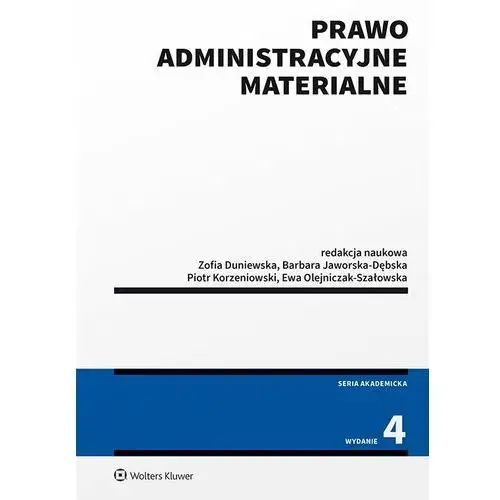 Wolters kluwer polska sa Prawo administracyjne materialne