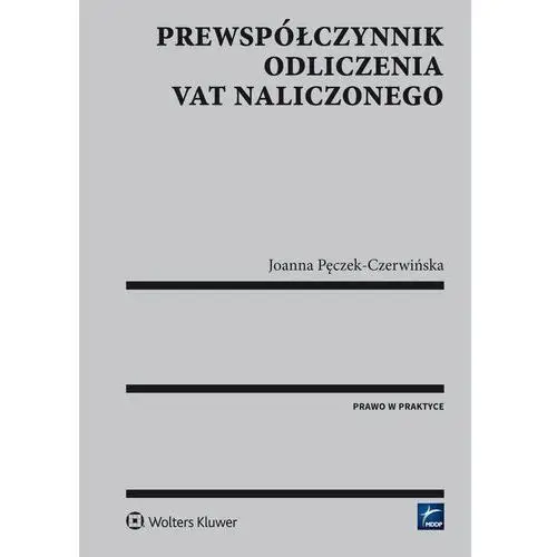 Prewspółczynnik odliczenia vat naliczonego Wolters kluwer polska sa