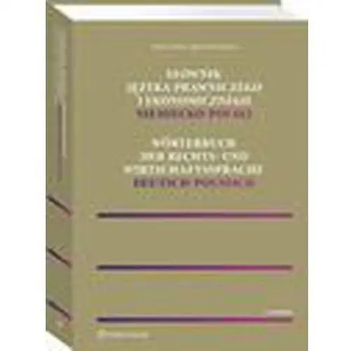 Słownik języka prawniczego i ekonomicznego niemiecko-polski, AZ#93437A8BEB/DL-ebwm/pdf