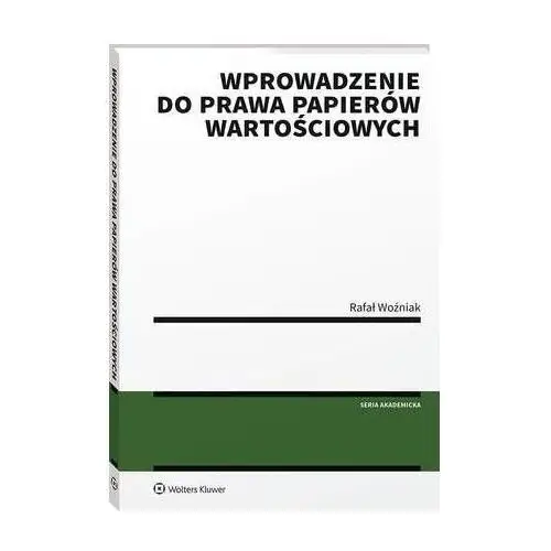 Wprowadzenie do prawa papierów wartościowych