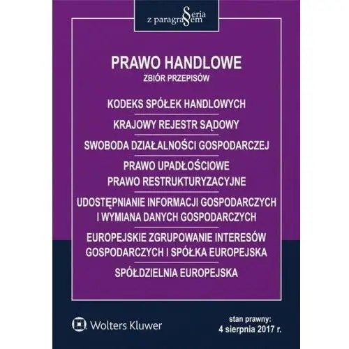 Prawo handlowe. Zbiór przepisów