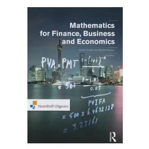 Wolters-noordhoff b.v. Mathematics for finance, business and economics