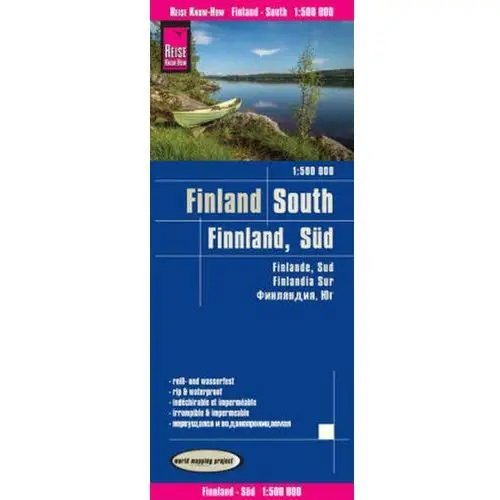World Mapping Project Reise Know-How Landkarte Finnland, Süd (1:500.000). Finland,South / Finlande, Sur / Findlandia, Sur