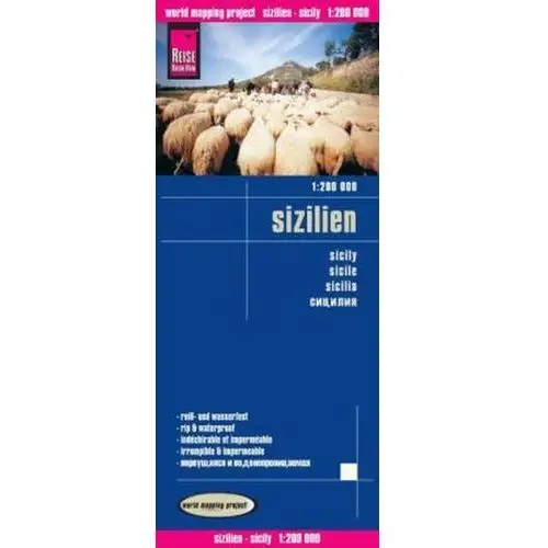 World mapping project reise know-how landkarte sizilien (1:200.000). sicily / sicile / sicilia Reise know-how verlag rump