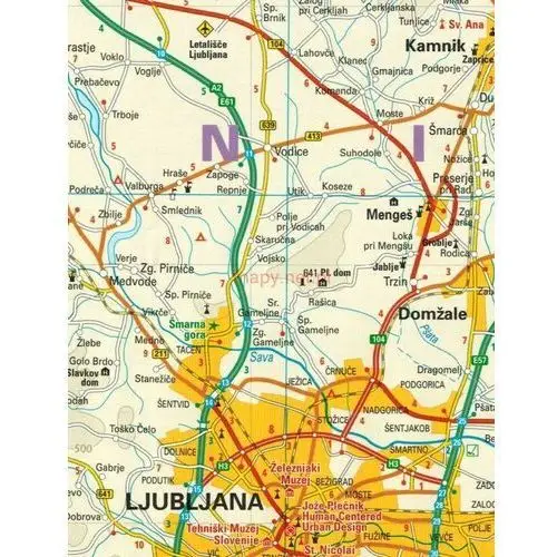 World mapping project reise know-how landkarte slowenien (1:185.000). slovenia / slovénie / eslovenia Reise know-how verlag rump