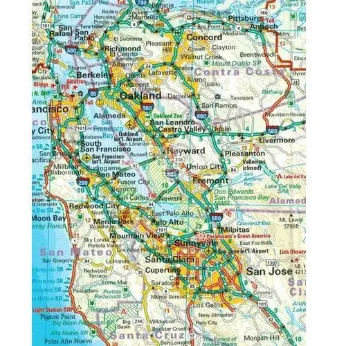 World Mapping Project Reise Know-How Landkarte USA 6, Kalifornien (1:850.000). USA, California. États-Unis, Calofornie. EE.UU