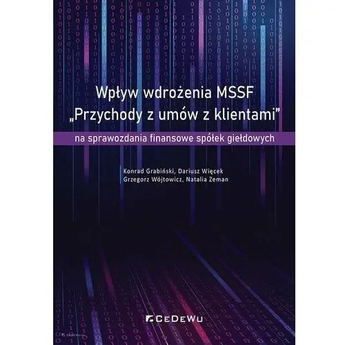 Wpływ wdrożenia MSSF. Przychody z umów z klientami