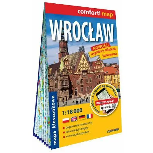 Wrocław. Plan miasta 1:18 000
