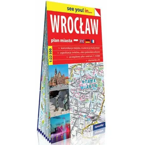 Wrocław. Plan miasta 1:22 500