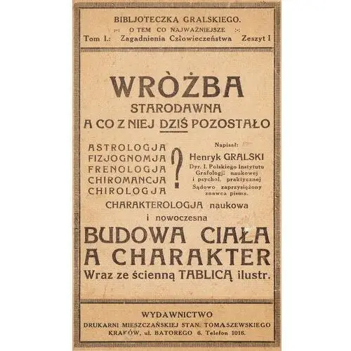 Wróżba starodawna... a co z niej dziś pozostało?