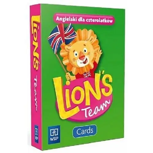 Wsip dotacja Lion's team. język angielski. cards. 4-latek