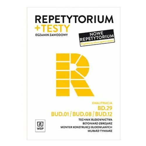 Repetytorium i testy.Technik bud.BD.29/BUD.01