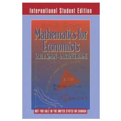 Ww norton & co Mathematics for economists