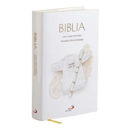 Biblia stary i nowy testament - pamiątka chrztu świętego Wyd. święty paweł