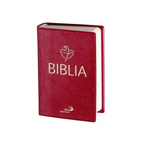 Biblia "tabor"- kolor bordowy, okładka pvc+etui Wyd. święty paweł