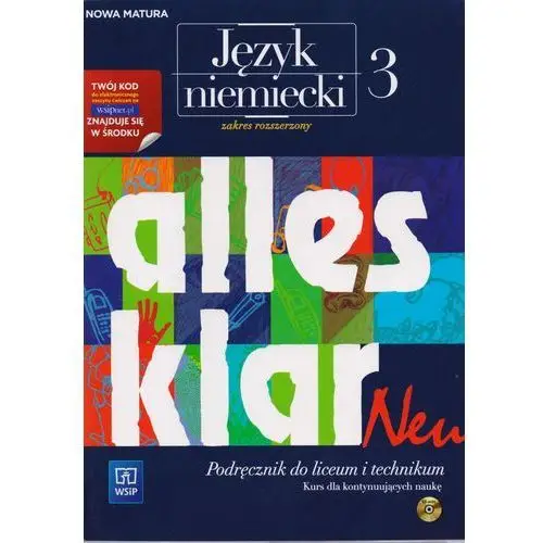 Wydawnictwa szkolne i pedagogiczne Alles klar neu 3 podr cd gratis zr wsip