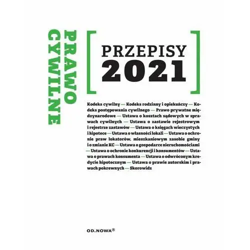 Prawo cywilne przepisy 2021 Wydawnictwo e-bookowo