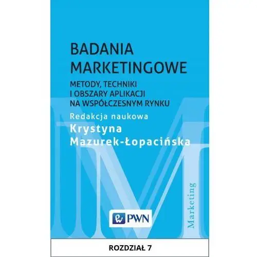 Badania marketingowe. rozdział 7, AZ#E930C40BEB/DL-ebwm/mobi