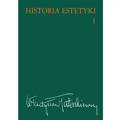 Wydawnictwo naukowe pwn Historia estetyki, t.1