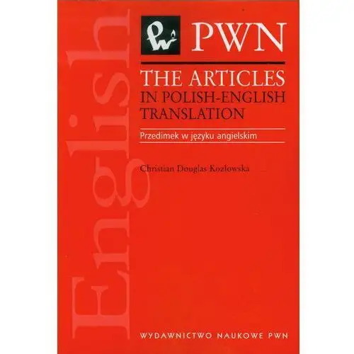 The articles in polish-english translation - Douglas-Kozłowska Christian,100KS (209616)