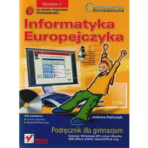 Wydawnictwo pedagogiczne znp Informatyka europejczyka podręcznik z płytą cd edycja windows xp