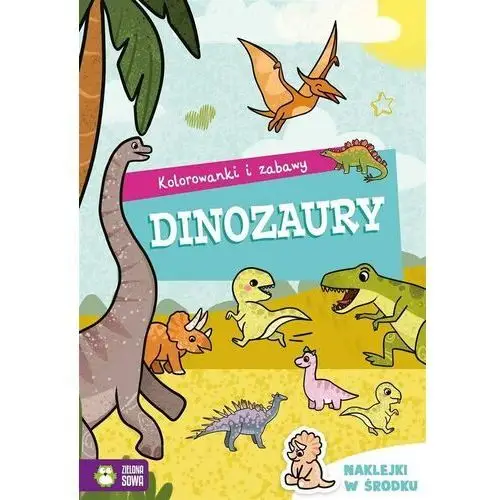 Dinozaury. kolorowanki i zabawy